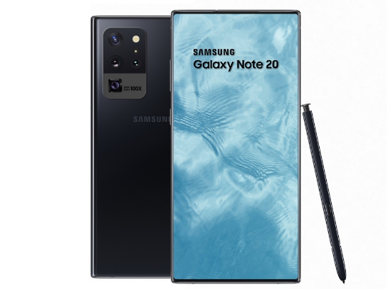 三星可能随机透露了激进的新Galaxy Note 20设计