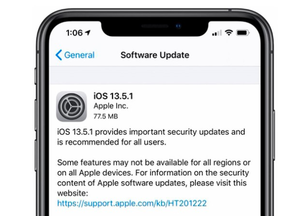 iOS 13.5.1：这就是iPhone用户需要下载新更新的原因