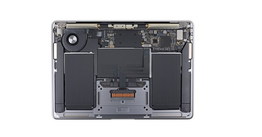 Apple M1的MacBook与旧型号的内部设计相似