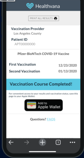 iPhone现在可以用作COVID-19疫苗接种的证据