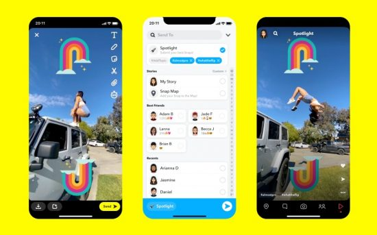 Snapchat Spotlight达到1亿用户