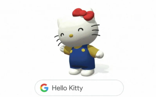 Google在AR搜索中添加了Hello Kitty，Pac-Man和更多标志性的日语字符