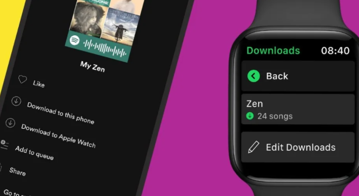 Spotify现在可让您在Apple Watch上下载歌曲