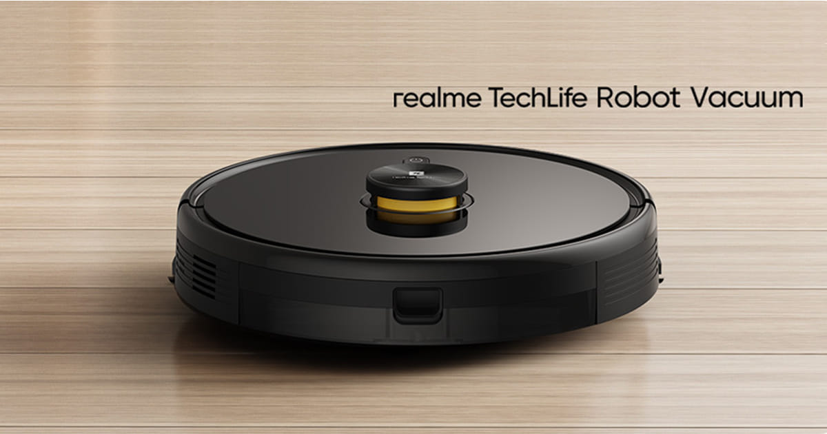 Realme Techlife 机器人吸尘器和洗衣机价格在发布前公布