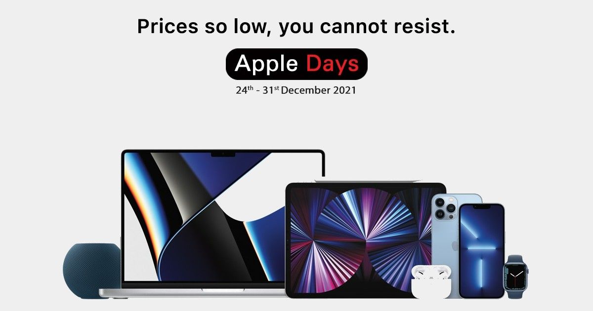 iPhone 13、iPhone 12、AirPods、iPads、MacBooks 在 Vijay Sales Apple Days 促销中